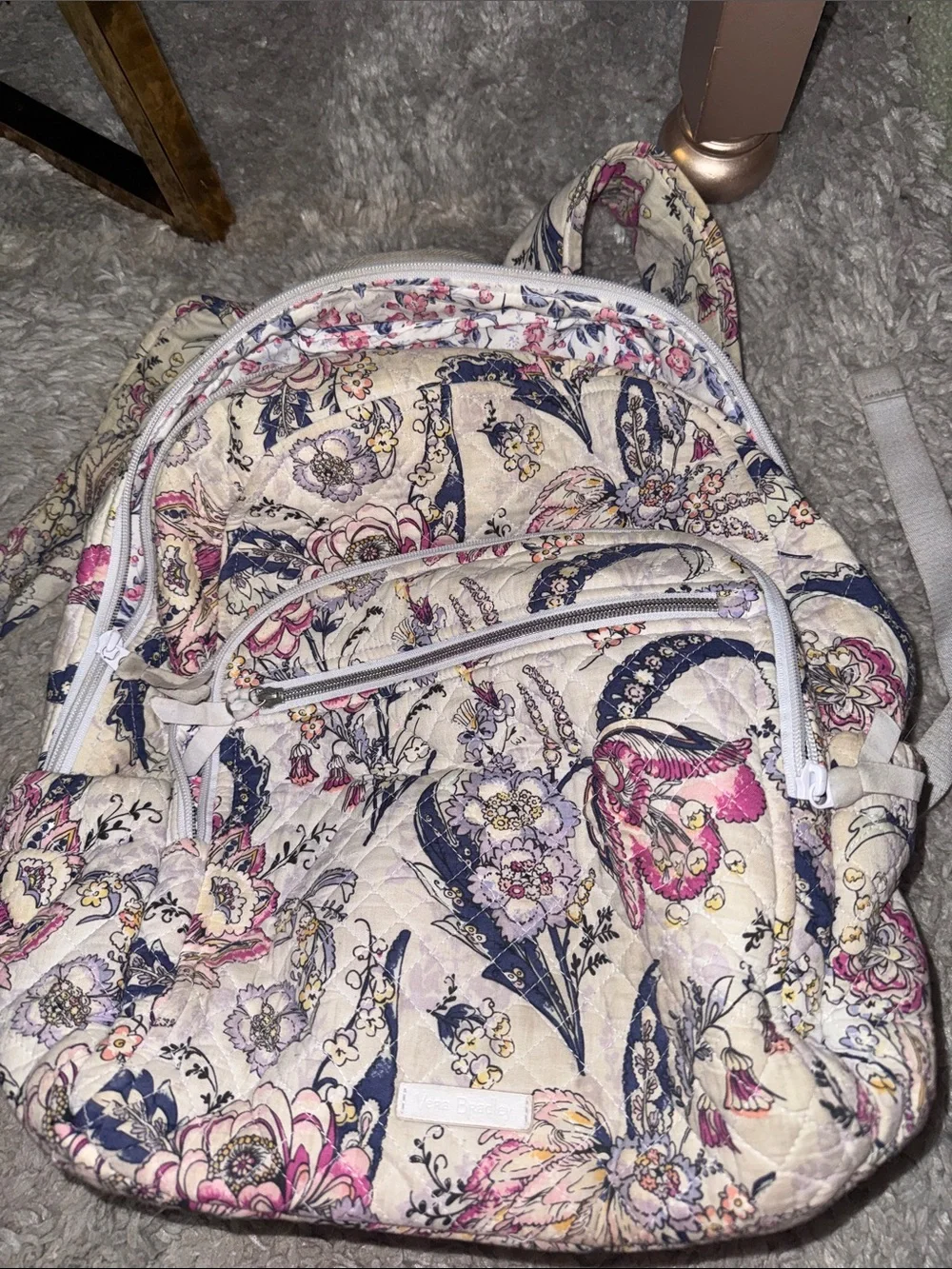 Vera Bradley Paisley Bookbag
